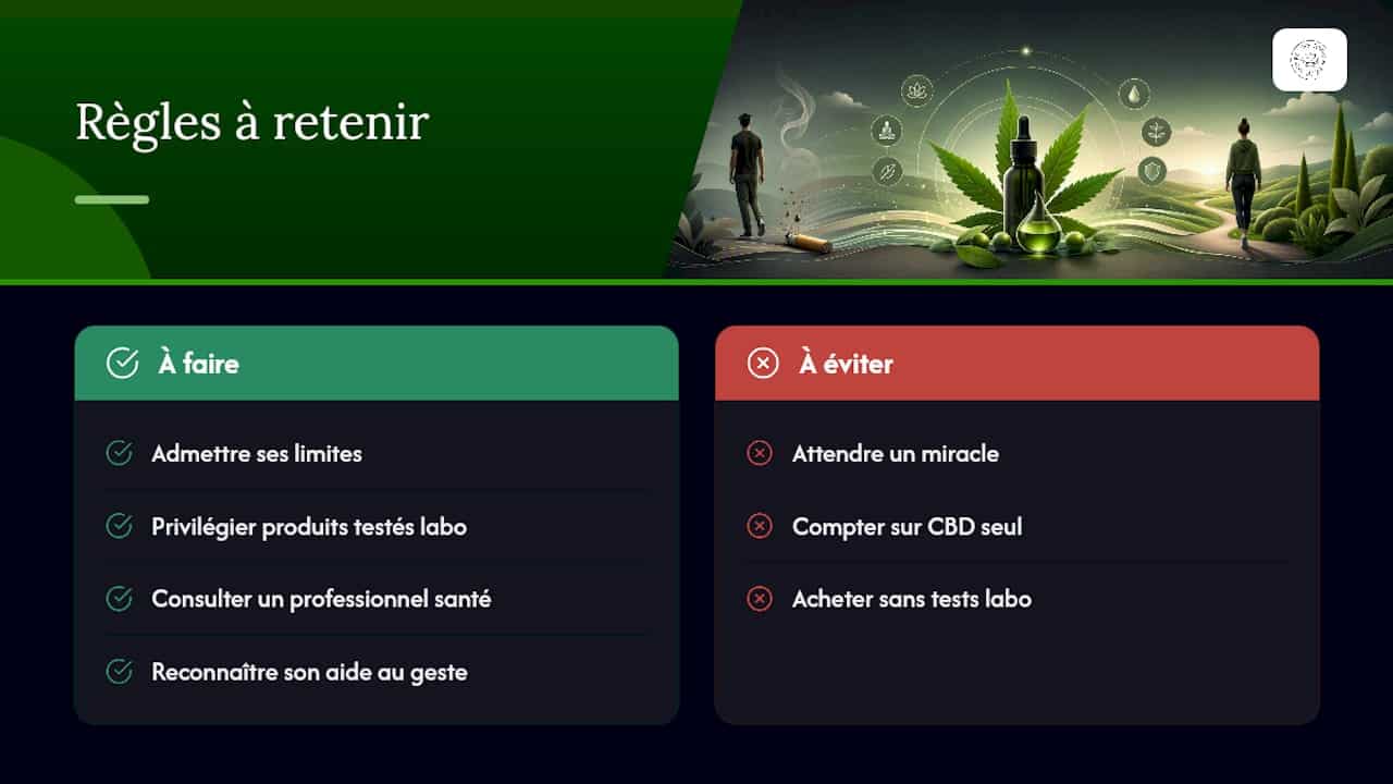 Ce que je retiens après avoir creusé le sujet du CBD contre le tabac — overview diagram