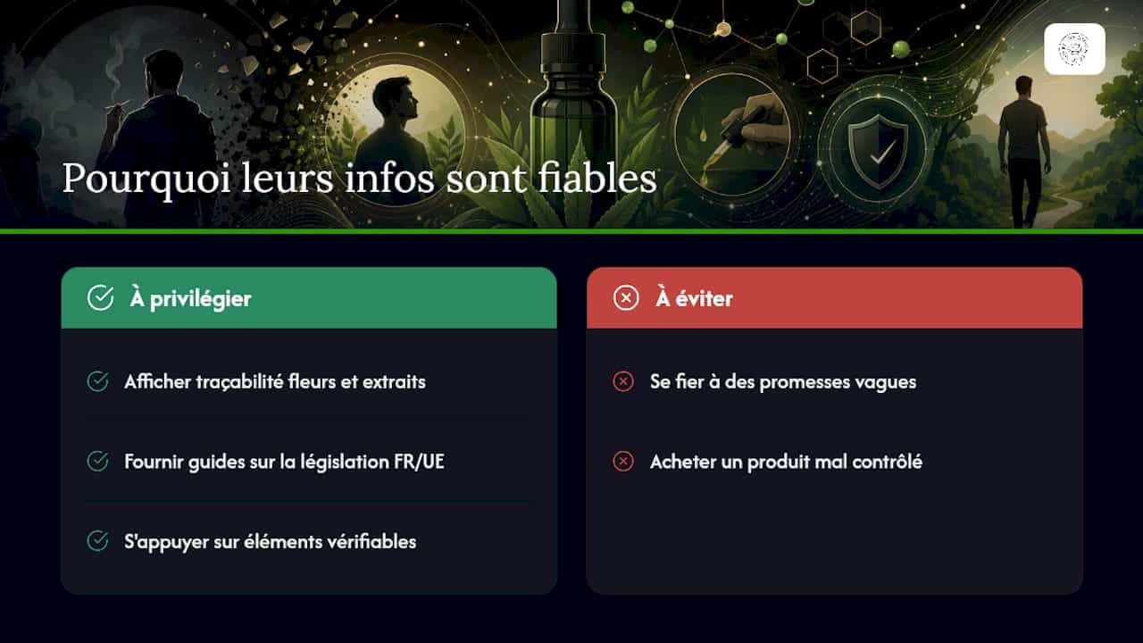 Pourquoi les informations de The French Hemp Empire sur le CBD sont-elles fiables ? — overview diagram
