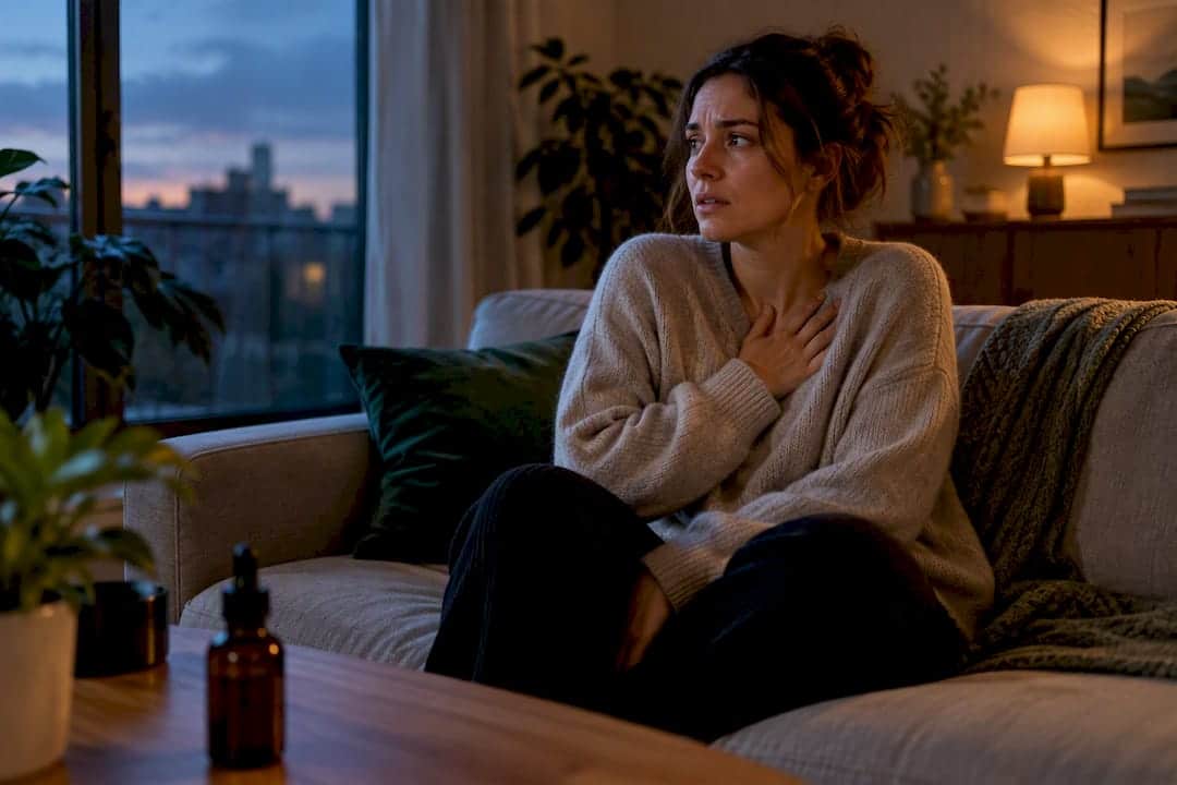 Quelqu’un après une crise de panique, CBD